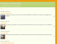 Tablet Screenshot of creatingandeducating.blogspot.com