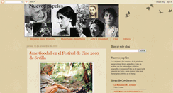 Desktop Screenshot of nuevospapeles.blogspot.com