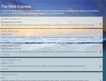 Tablet Screenshot of bibleexpress.blogspot.com