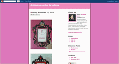 Desktop Screenshot of antidotoscontralabelleza.blogspot.com