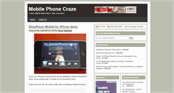Desktop Screenshot of mobilephonecraze.blogspot.com