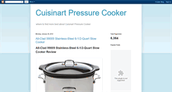 Desktop Screenshot of cuisinart-pressure-cooker.blogspot.com