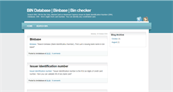 Desktop Screenshot of bindatabase.blogspot.com