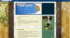Desktop Screenshot of caleb-isaiah.blogspot.com