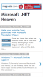 Mobile Screenshot of msdotnetheaven.blogspot.com