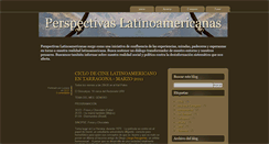 Desktop Screenshot of perspectivaslatinoamericanas.blogspot.com