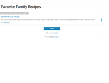 Tablet Screenshot of favoritefamilyrecipes.blogspot.com