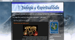 Desktop Screenshot of biologiaespiritualidade.blogspot.com