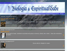 Tablet Screenshot of biologiaespiritualidade.blogspot.com