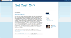 Desktop Screenshot of getcash247.blogspot.com