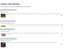 Tablet Screenshot of inlovewithdaisies.blogspot.com