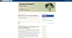 Desktop Screenshot of goodbyedetergenthelloearth.blogspot.com