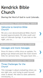 Mobile Screenshot of kendrickchurch.blogspot.com