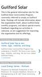 Mobile Screenshot of guilfordsolar.blogspot.com