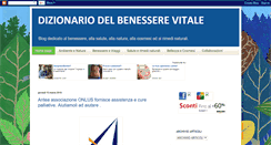 Desktop Screenshot of dizionariodelbenesserevitale.blogspot.com