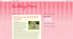 Desktop Screenshot of birthingmom.blogspot.com