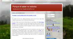 Desktop Screenshot of elsabernoestorba.blogspot.com