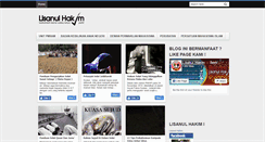 Desktop Screenshot of lisanul-hakim.blogspot.com