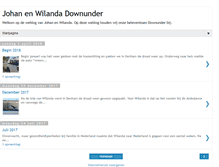 Tablet Screenshot of johanenwilandadownunder.blogspot.com