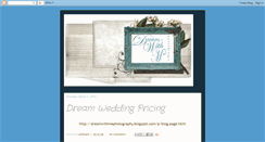 Desktop Screenshot of dreamwithmephotography-prices.blogspot.com