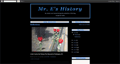 Desktop Screenshot of mr-es-history.blogspot.com