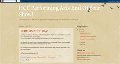 Desktop Screenshot of hccperformingartsendofyearshow.blogspot.com