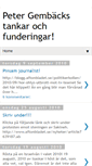 Mobile Screenshot of petergemback.blogspot.com