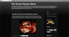 Desktop Screenshot of graciehansenstory.blogspot.com