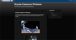 Desktop Screenshot of krystacameronpictures.blogspot.com