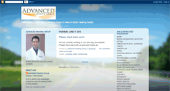 Desktop Screenshot of advancedhearinggroup.blogspot.com