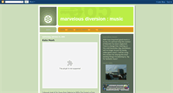 Desktop Screenshot of marvelousdiversion-music.blogspot.com