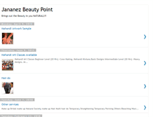 Tablet Screenshot of jananezbeautypoint.blogspot.com