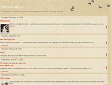 Tablet Screenshot of buzzinbee.blogspot.com