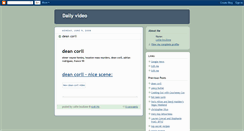 Desktop Screenshot of dailyvideoinessist.blogspot.com
