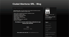 Desktop Screenshot of ciudadaberturas.blogspot.com