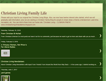 Tablet Screenshot of christianlivingfamilylife.blogspot.com