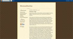 Desktop Screenshot of mormondoctrine.blogspot.com