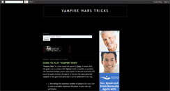 Desktop Screenshot of fbvampirewar.blogspot.com