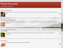 Tablet Screenshot of pizzerii-bucuresti.blogspot.com