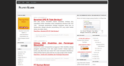 Desktop Screenshot of planet-karir.blogspot.com