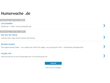 Tablet Screenshot of humorwoche.blogspot.com