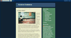 Desktop Screenshot of escolaresciudadanos.blogspot.com