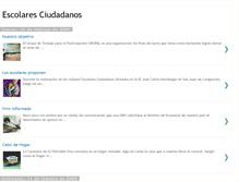 Tablet Screenshot of escolaresciudadanos.blogspot.com