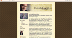 Desktop Screenshot of pastorgabbysblog.blogspot.com