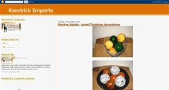 Desktop Screenshot of kendrickimports.blogspot.com