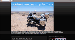 Desktop Screenshot of gsadventuresmotorcycletours.blogspot.com