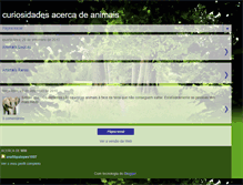 Tablet Screenshot of animal-curiosity.blogspot.com