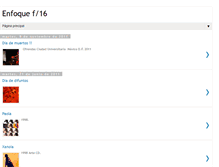 Tablet Screenshot of enfoquef16.blogspot.com