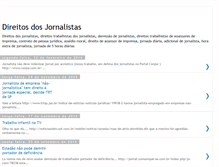 Tablet Screenshot of direitodosjornalistas.blogspot.com