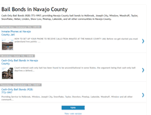 Tablet Screenshot of navajocountybailbonds.blogspot.com